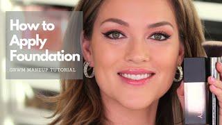 How to apply foundation - makeup for mature skin - makeup trends - GRWM