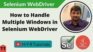 How to Handle Multiple Windows in Selenium WebDriver