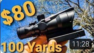 $80 ACOG??? | 100 YARD TEST | Budget Friendly ACOG