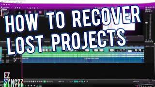 How To Recover a Lost VEGAS Pro Project (Works With ANY Version)