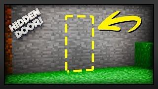 Minecraft - How To Make A Hidden Door