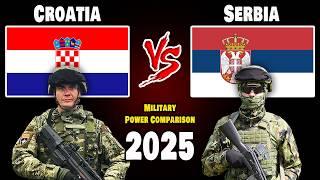 Croatia vs Serbia Military Power Comparison 2025 | Serbia vs Croatia Military Power 2025