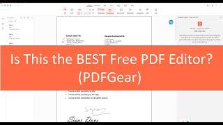 Is This the BEST Free PDF Editor? (PDFGear)