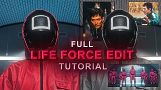 full life force trend edit tutorial on alight motion (+preset)