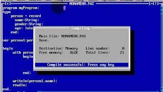 Turbo Pascal Programming  #49 Records Introduction