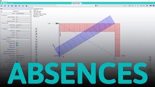 SCIA Engineer Tutorial: Absences [EN]