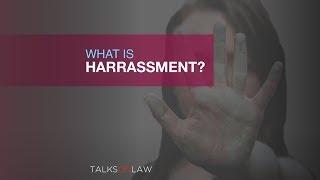 What is the crime of harassment?