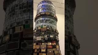 A tower of 800 whispering radios by babel at the Tate Modern in London#kritika#viral #trendingshorts