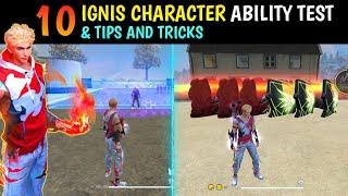 NEW IGNIS CHARACTER ABILITY TEST - GARENA FREE FIRE