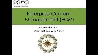 Enterprise Content Management (ECM) – An Introduction