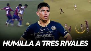 ¡GOL PERUANO!¡PIERO QUISPE HUMILLA a TRES RIVALES y JUGADA INCREÍBLE con PUMAS!