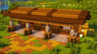 Minecraft: Easy Horse Stable Tutorial