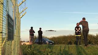 B2 STEALTH BOMBER LANDS AT RAF FAIRFORD