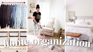 HOME ORGANIZATION AND CLEAN WITH ME | Organization and Cleaning Motivation