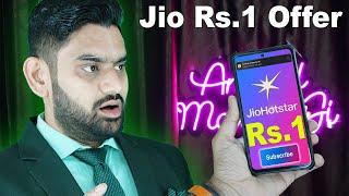 JioHostar Rs 1 Offer Subscription | Jio Rs.1 Offer For JioHotstar Subscription |