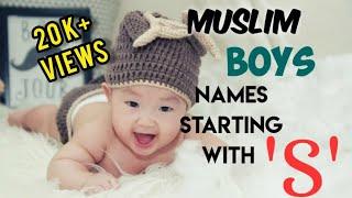 Muslim baby boys' names starting with 'S' (with meaning)