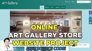 Online Art Gallery Management System Project using PHP/MySQL | Free Source Code Download