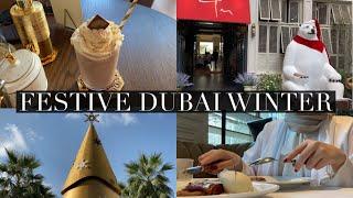 ASMR FESTIVE WINTER IN DUBAI : LUXURY CINEMA + EATING SNAILS + WARM DRINK -SILENT VLOG 9