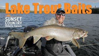 Lake Trout Baits for Sunset Country