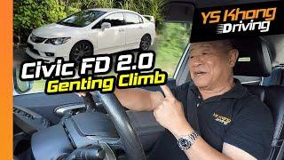 How Good is this 10-year Old Honda Civic FD 2.0, Tested on Genting? | YS Khong Driving