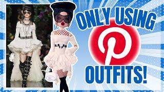 DRESS TO IMPRESS But PINTEREST Picks My OUTFITS! || PART 3 || ROBLOX