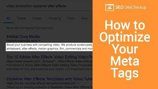 How to Optimize Your Meta Tags