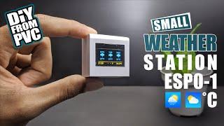 DIY Internet Weather Station | Cara membuat Weather Station | ESP8266, OLED display | ESP-01 Wifi