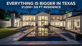 Extravagant 21,000 Square Foot Residence in Houston, Texas - DroneHub