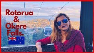 INDIAN GIRL IN NEW ZEALAND VLOG|| ROTORUA & OKERE FALLS || NORTH ISLAND TRIP