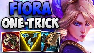 RANK 1 EUW FIORA ONE-TRICK CARRIES HIS TEAM! | CHALLENGER FIORA TOP GAMEPLAY | Patch 13.21 S13