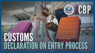 Declaration of Agricultural Items on Entry - Know Before You Go  | CBP