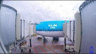 KLM 747-400 Combi AMS to PEK World Business Class