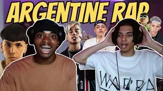 MY FRIEND REACTS TO ARGENTINE RAP FOR THE FIRST TIME ! (SPANISH SUBTITLES)