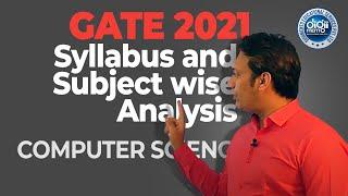 GATE 2021 Syllabus and Subject wise Analysis | Computer Science