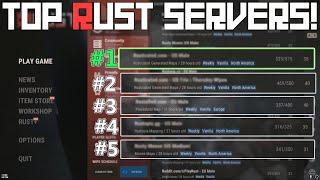 Top 5 BEST Rust Servers! 2023