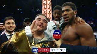 Andy Ruiz Jr interrupts Anthony Joshua interview to demand THIRD fight following rematch defeat!