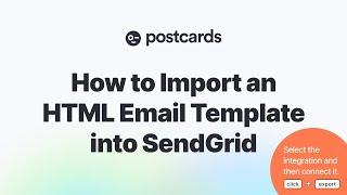 How to Import an HTML Email Template to SendGrid