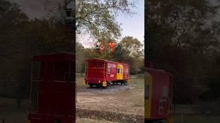 BIG RED CABOOSE. #instagram #train #red #caboose #viralvideo #wow #cute #trending #boxcar #children