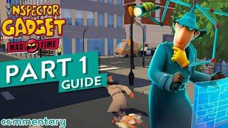 Inspector Gadget - MAD Time Party Gameplay Part 1 - City Center Guide@KuroGamu