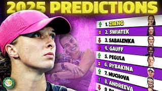 2025 WTA Predictions  | Top 10 & Grand Slam Winners  | GTL Tennis Podcast