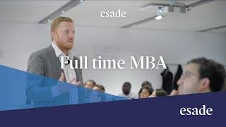 Esade's Full Time MBA in Barcelona