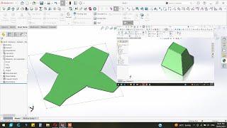 How to Convert solid body in to sheet metal in Solidworks