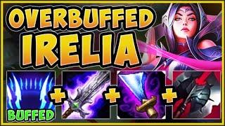 RIOT IS FORCING IRELIA TO BE PICK/BANNED ALL WORLDS WITH THESE BUFFS! THIS R DAMAGE IS WAY TOO MUCH