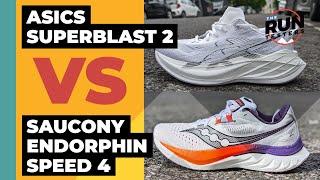 Asics Superblast 2 Vs Saucony Endorphin Speed 4 | We compare the two versatile favourites