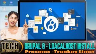 How to Install Drupal 8 on Localhost with Proxmox  Trunkey Linux drupal installation tutorial