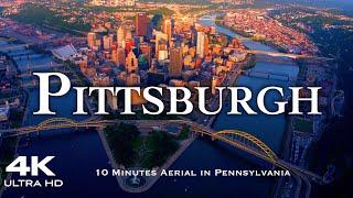 PITTSBURGH  Drone Aerial 4K Pennsylvania | USA United States of America