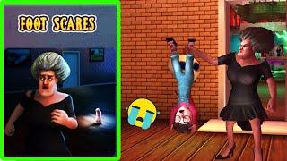 Scary Teacher 3D | miss T FOOT SCARES Walkthrough (iOS Android)