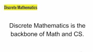 Discrete Math: Learning the Backbone of Mathematics