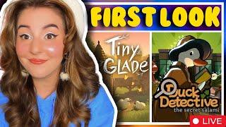 FIRST LOOK at BRAND NEW Cozy Games  | Tiny Glade, Duck Detective