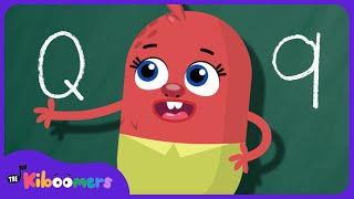 Letter Q Song - THE KIBOOMERS Preschool Phonics Sounds - Uppercase & Lowercase Letters